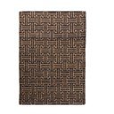 Covor negru-în culoare naturală țesut manual din amestec de iută 120x170 cm Meander Jute – Flair Rugs