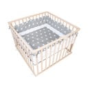 Țarc pentru copii în culoare naturală 100x100 cm – Roba