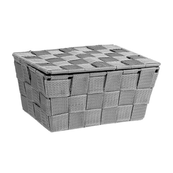 Coș cu capac Wenko Adria, gri-image-1