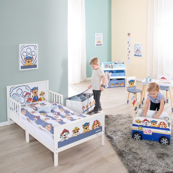 Lenjerie de pat pentru copii din bumbac pentru pătuț 100x135 cm Paw Patrol – Roba-image-3