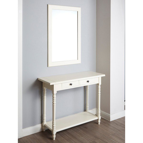 Masă consolă fildeș din lemn de pin 35x96 cm Heritage – Premier Housewares-image-1