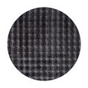 Covor gri antracit lavabil rotund ø 145 cm Bubbly – Oyo Concept