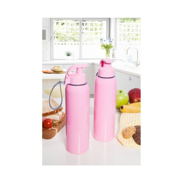 Set 2 sticle pentru apă Rose, 0,75 l-image-1