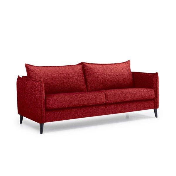 Canapea Scandic Leo, roșu, 208 cm-image-2