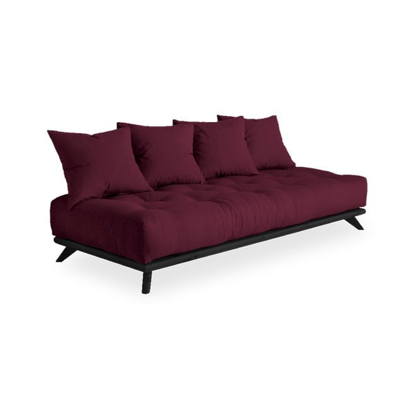 Canapea Karup Design Senza Black/Bordeaux, roșu închis-image-1