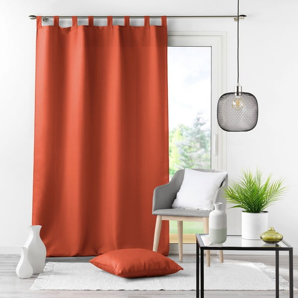Draperie cărămizie 140x260 cm Essentiel – douceur d'intérieur-image-4