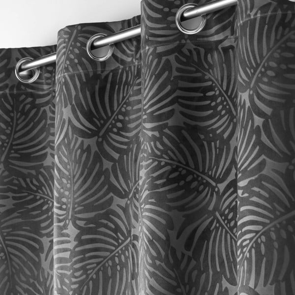 Draperie gri antracit din catifea 140x240 cm Analia – douceur d'intérieur-image-1