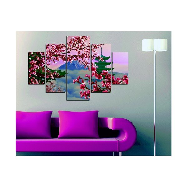 Tablou din mai multe piese Japan View, 92 x 56 cm-image-1