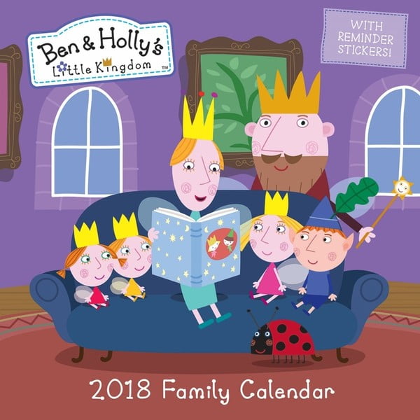 Calendar perete pentru anul 2018 cu notițe adezive  Portico Designs Ben & Holly