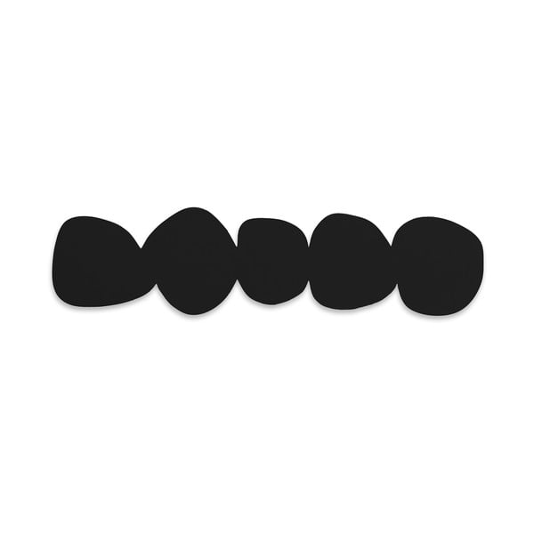 Cuier de perete negru din metal 58 cm Tumulo – Spinder Design