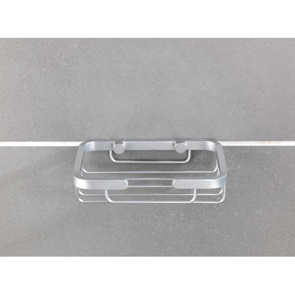 Săpunieră de perete Wenko Gomo, argintiu-image-1