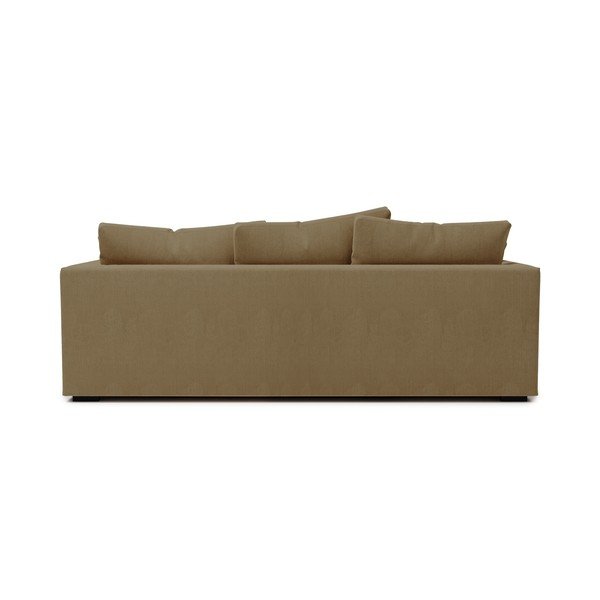 Canapea din catifea reiată bej 220 cm Comfy - Scandic-image-3