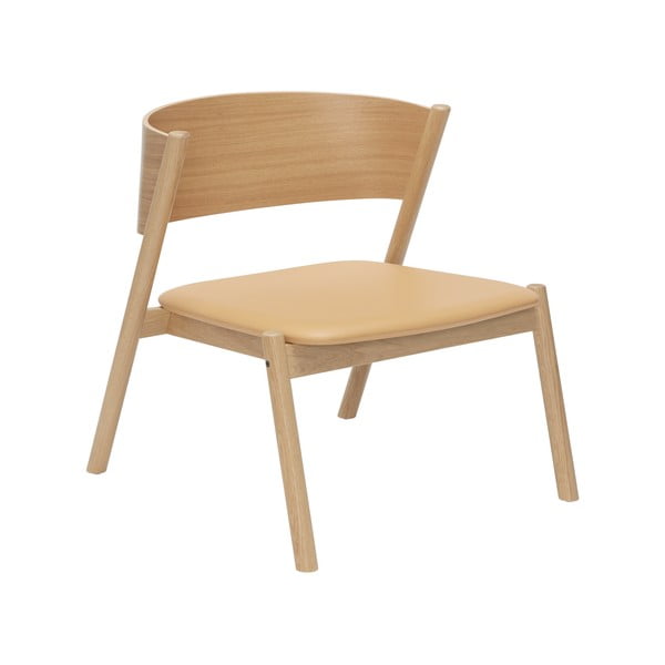 Fotoliu maro deschis Oblique – Hübsch