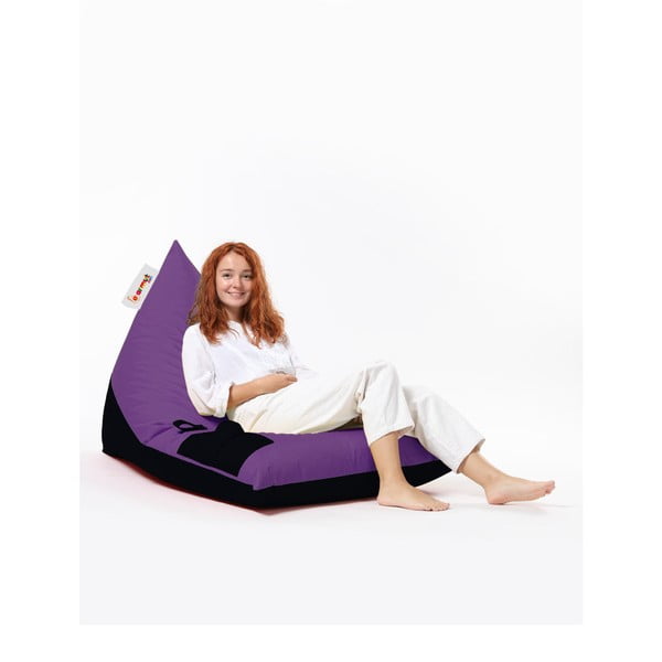 Fotoliu bean bag mov Pyramid – Floriane Garden-image-3