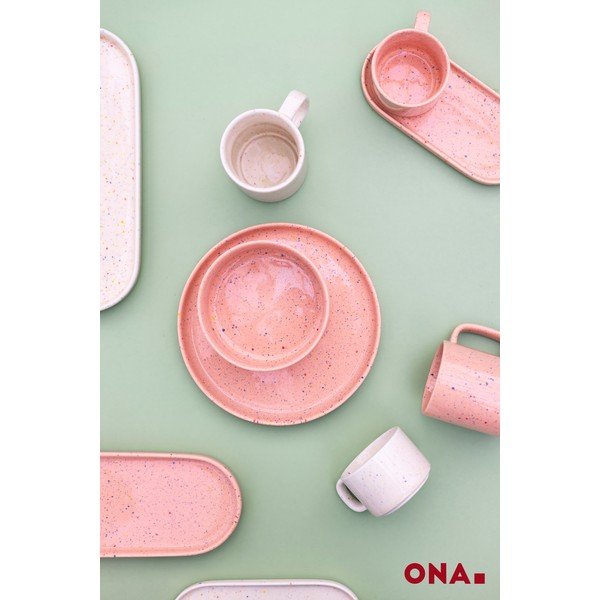 Cană bej din gresie ceramică 330 ml Fika – ONA-image-3