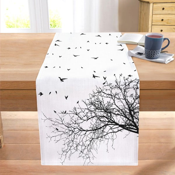 Napron de masă 40x130 cm Black Tree – Mila Home-image-1