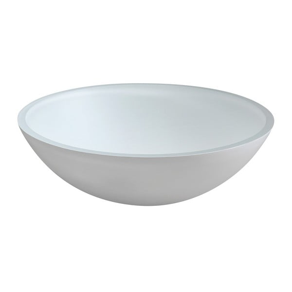 Chiuvetă albă rotundă din sticlă ø 42 cm Telica – Sapho-image-3