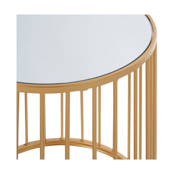 Măsuțe auxiliare 2 buc. rotunde cu blat din sticlă ø 45 cm Avantis – Premier Housewares-image-4