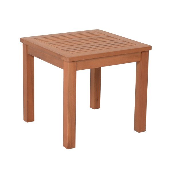 Masă auxiliară de grădină din lemn de eucalipt 44x44 cm Tucson – Garden Pleasure-image-2
