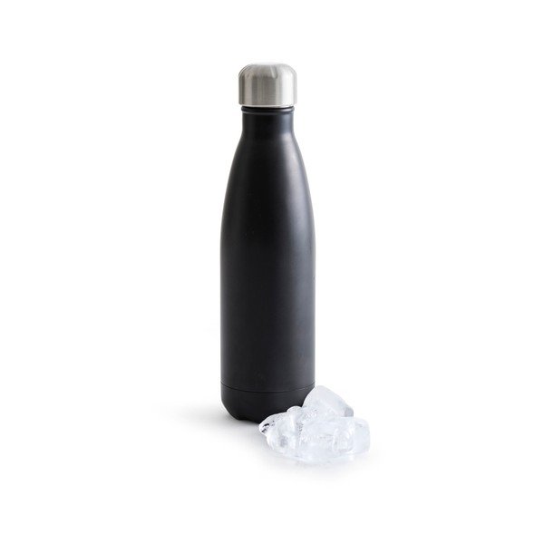 Sticlă termică din inox Sagaform Hot&Cold, 500 ml, negru-image-1