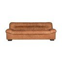 Canapea maro coniac cu tapițerie din piele 214 cm Douglas – Dutchbone