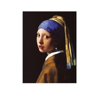 Reproducere tablou pe pânză Johannes Vermeer The Girl with Pearl, 30 x 40 cm