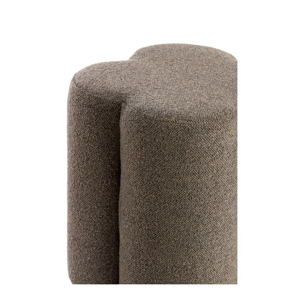 Taburet maro cu tapițerie din stofă bouclé Nalani – Light & Living-image-3