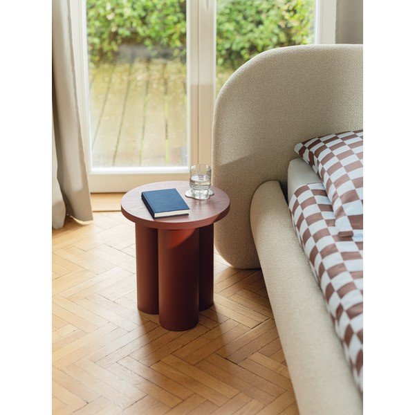 Scaun tip taburet roșu Oly – noo.ma-image-1