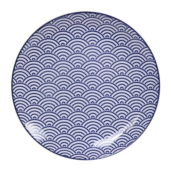 Farfurie din porțelan Tokyo Design Studio Wave, ø 25,7 cm