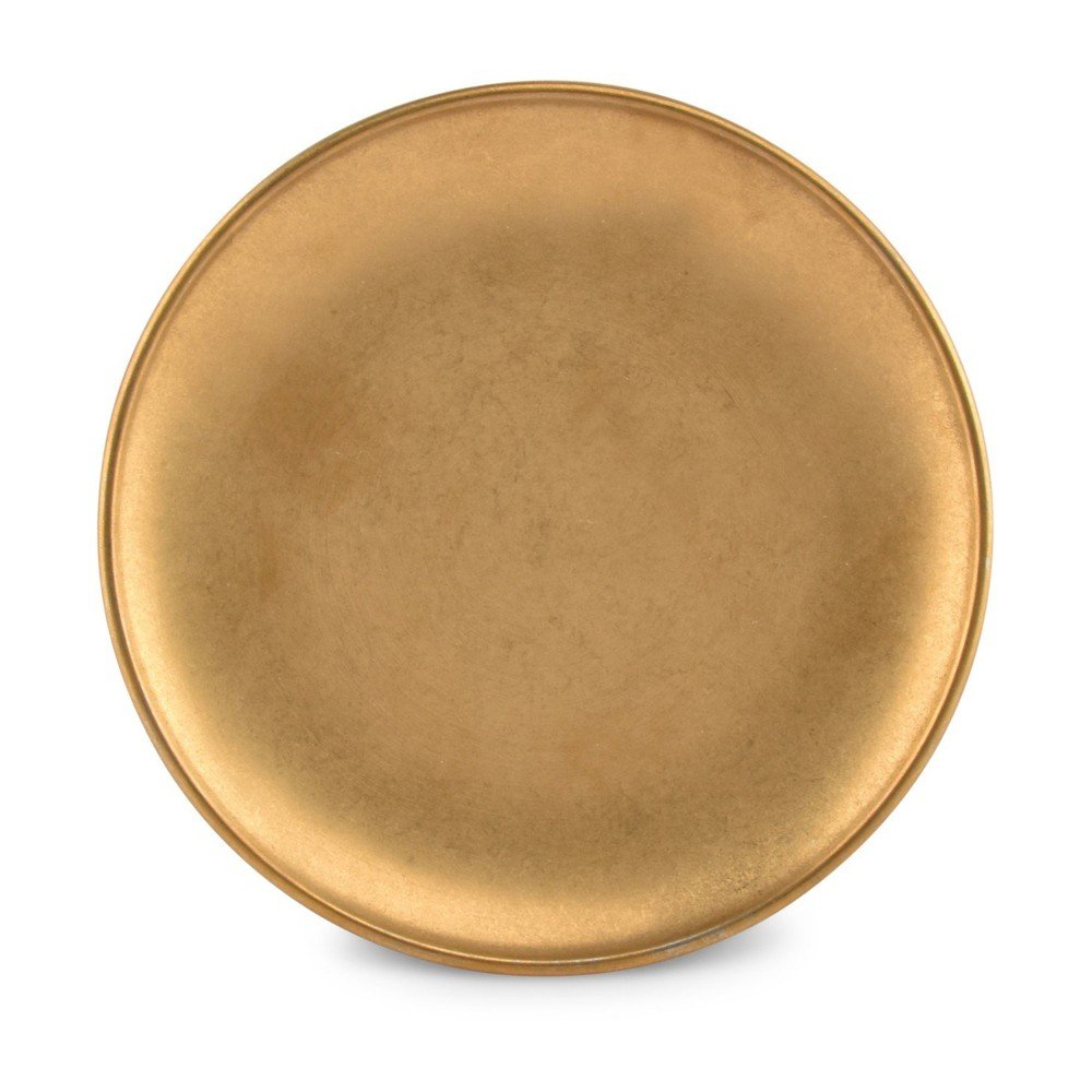 Farfurie aurie pentru desert din metal ø 17 cm Serve – BonBistro