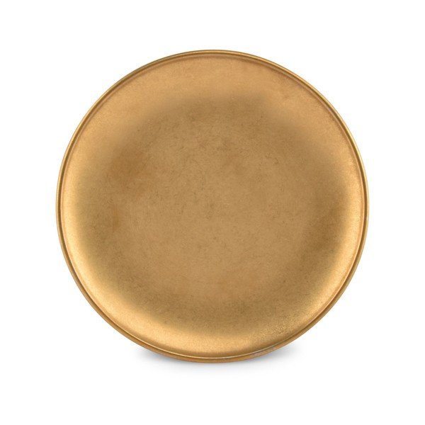 Farfurie aurie pentru desert  din metal ø 17 cm Serve – BonBistro