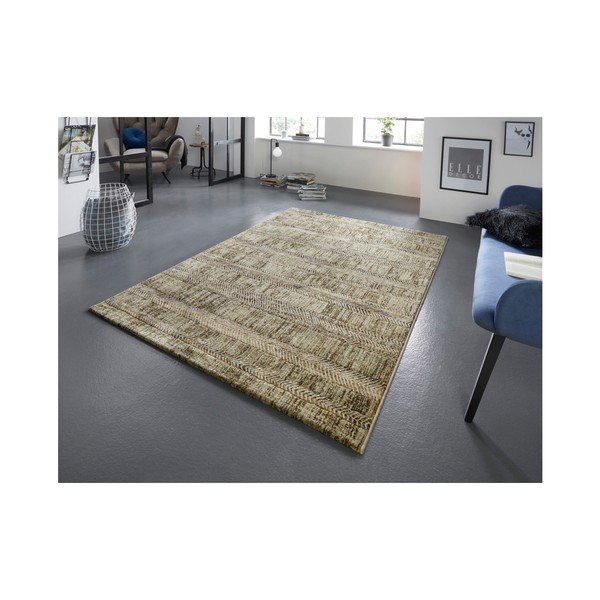 Covor Elle Decoration Arty Gonesse, 160 x 230 cm, verde - crem-image-1