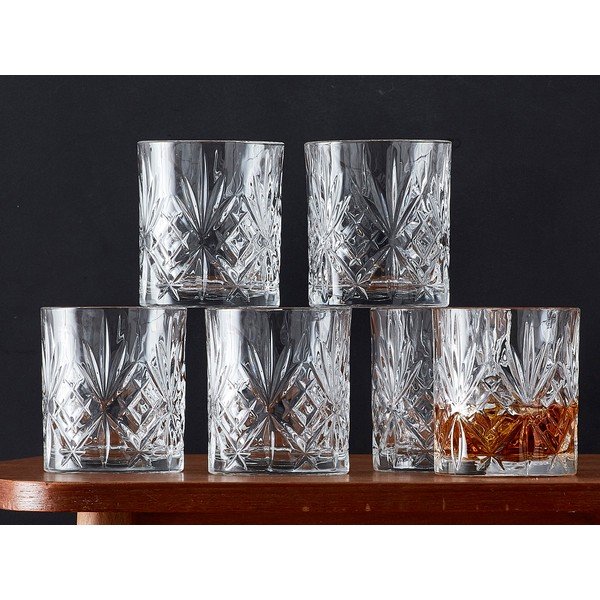 Pahare 6 buc. de whiskey 310 ml Melodia – Lyngby Glas-image-4
