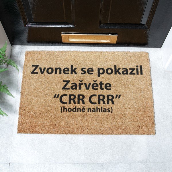 Covoraș de intrare din fibre de nucă de cocos 40x60 cm Crr Crr – Artsy Doormats-image-2
