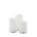 Lumânări LED 3 buc. (înălțime 15 cm) Sille Rechargeable – Sirius