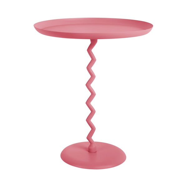 Măsuță auxiliară rotundă din metal ø 44 cm Zig Zag – Leitmotiv