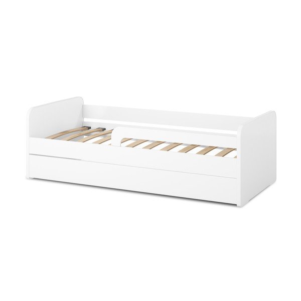 Pat pentru copii  alb cu somieră 80x160 cm Duuli – ELTAP