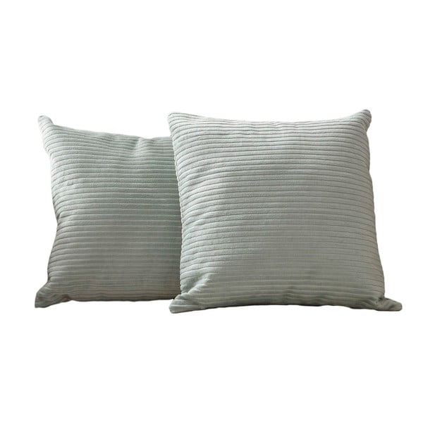 Fețe de pernă 2 buc. din catifea reiată 43x43 cm – Mioli Decor