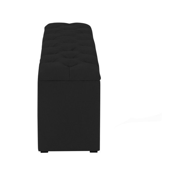 Bancă pentru pat cu spațiu de depozitare Kooko Home Manna, 47 x 180 cm, negru-image-3