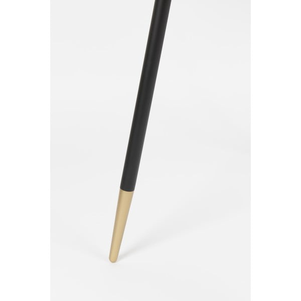 Masă de dining rotundă cu blat cu aspect de lemn de nuc ø 91 cm Denise – White Label-image-4