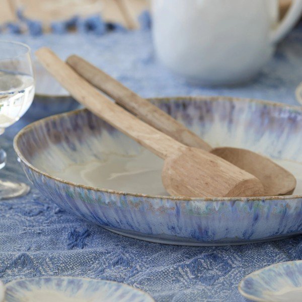 Fructieră din gresie ceramică Costa Nova Brisa, ⌀ 36 cm, albastru-image-1