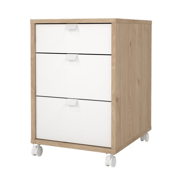 Dulap alb/cu aspect de lemn de stejar 41x61 cm Sign – Tvilum-image-3