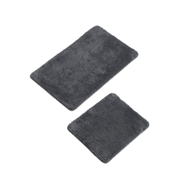 Set 2 covoare de baie Foutastic, antracit