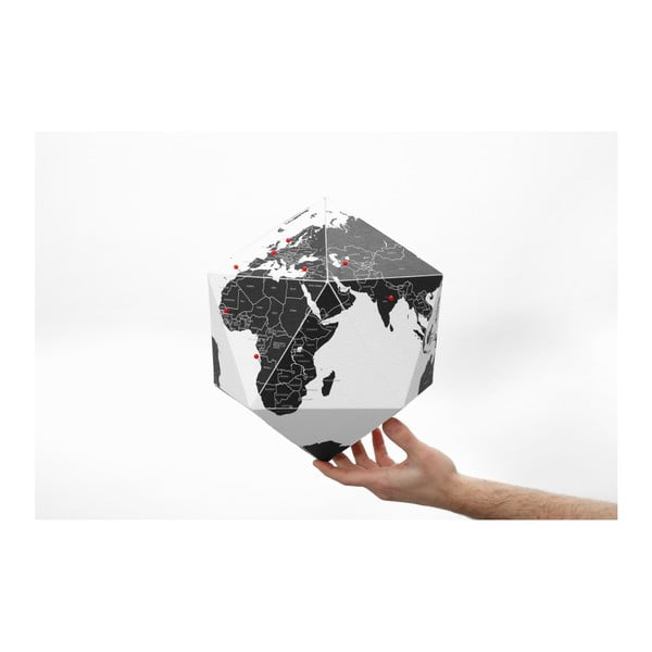 Hârtie pliabilă în formă de glob Palomar Here, 60 cm, negru