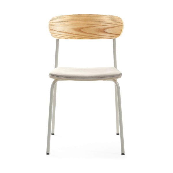 Scaune de dining bej/în culoare naturală 2 buc. Adriana – Marckeric-image-2