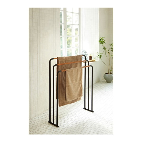 Suport pentru prosoape YAMAZAKI Plane, negru-image-2