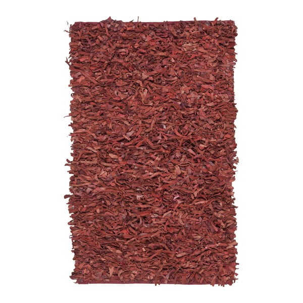Covor din piele Safavieh Avant Red, 152 x 91 cm