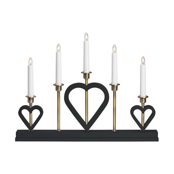 Decorațiune luminoasă de Crăciun neagră Melissa – Markslöjd