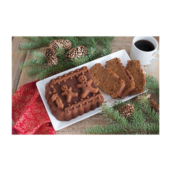 Formă pentru chec Nordic Ware Gingerbread Family, 1,4 l, argintiu-image-1