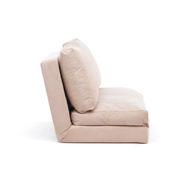 Canapea crem extensibilă 120 cm Taida – Balcab Home-image-1